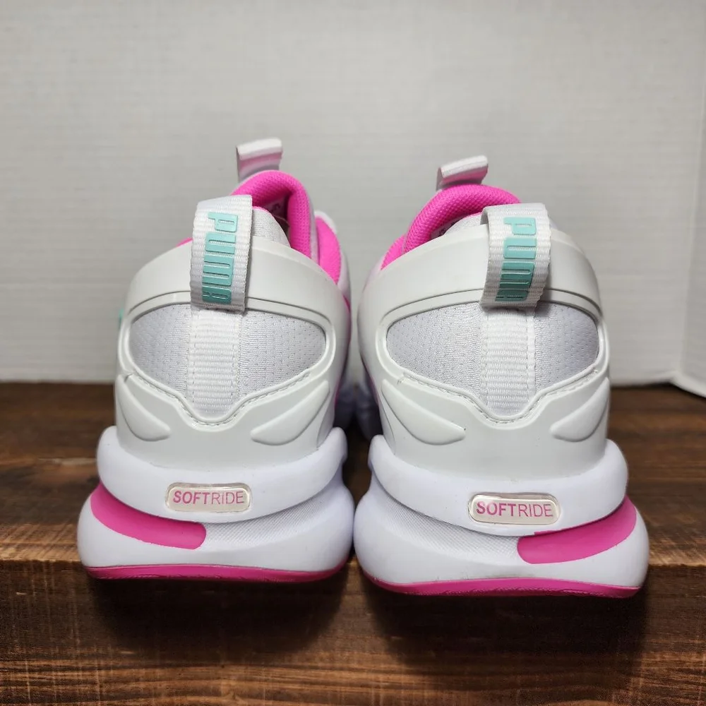 Women's Puma Softride Sneakers, Size 8, White & Pink - New whitout tags - Picture 9 of 11